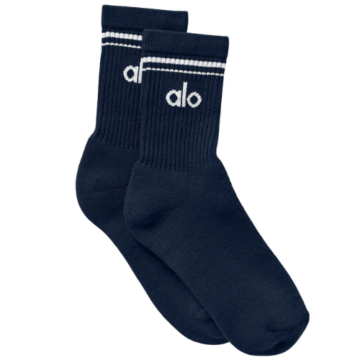 Alo Yoga (US) Unisex Half-Crew Throwback Sock