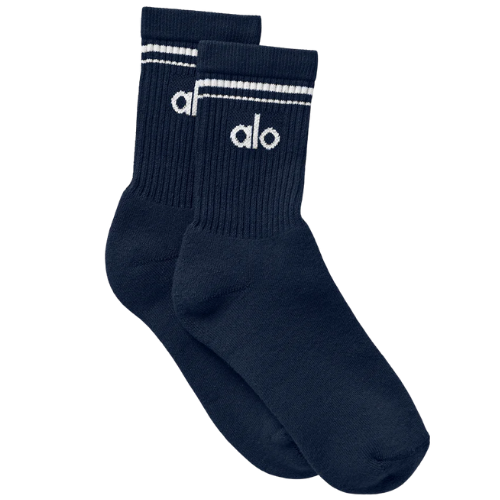 Alo Yoga (US) Unisex Half-Crew Throwback Sock