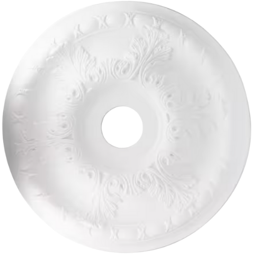 White Ceiling Medallion