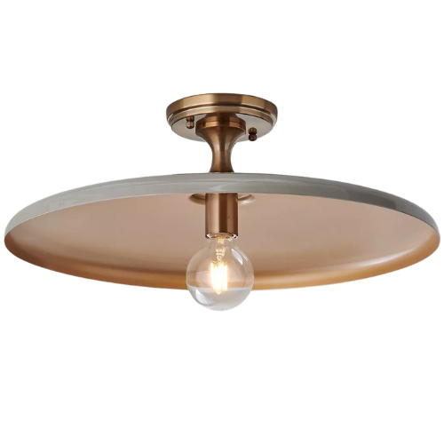 Chris Loves Julia Victor Semi-Flush Ceiling Light Shades of Light