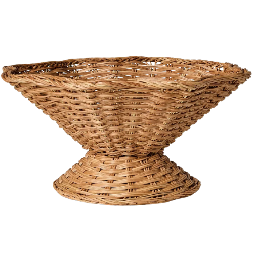 Target Woven bowl Wavy Rim with Pedestal Base - Threshold Studio McGee