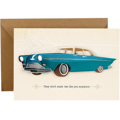 Amazon (US) Hallmark Signature Father's Day Card (Vintage Classic Car)