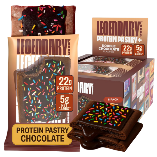 Legendary Foods 22g Protein Pastry+ Premium Low Carb Meal Replacement Bar