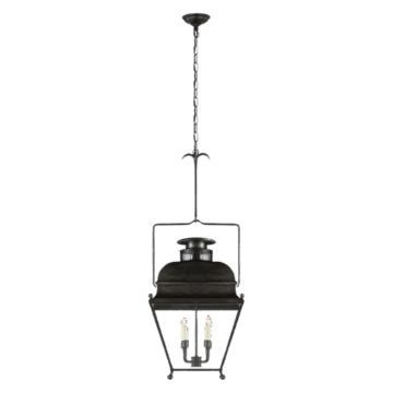 traditional pendant lantern black bronze