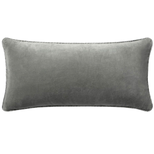 Liza Grey Long Lumbar Pillow