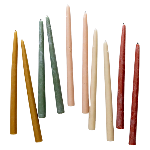 House of Jade Hand-Dipped Taper Candles