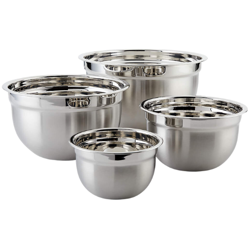 4-Piece Stainless Steel Bowls + Reviews