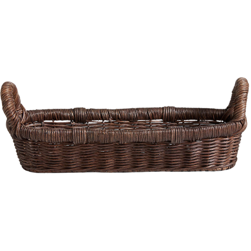 Crate & Barrel Cocoa Rattan Bread Basket by Gaby Dalkin + Reviews