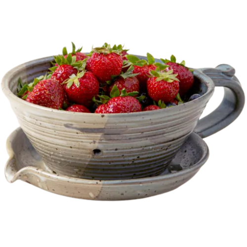 Berry Buddy stoneware berry bowl
