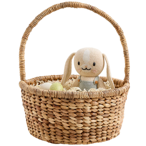 Modern Natural Kids Easter Basket