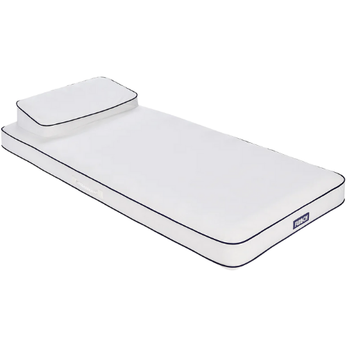 FUNBOY Fabric Classic Mat Lounger Classic White with Navy pool float