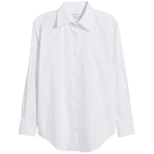 Nordstrom Cotton Poplin Button-Up Shirt