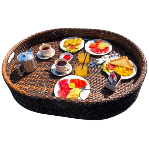 Floating Pool Tray Rattan