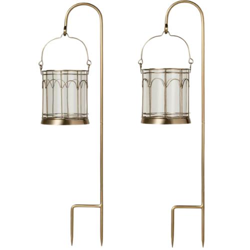 Target 2ct Outdoor Stake Candle Lantern - Hearth & Hand