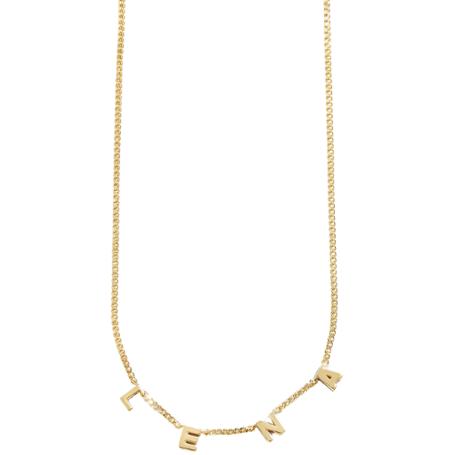 BaubleBar (US) Mini 18K Gold Custom Spaced Letter Name Necklace