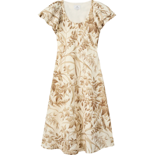 Tuckernuck (US) Dune Breeze Cotton Linen Lily Dress midi
