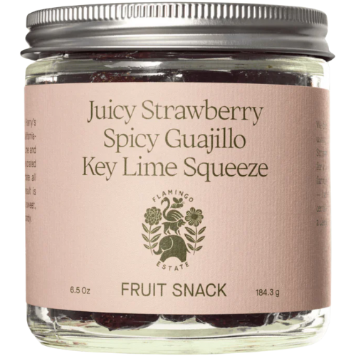 Flamingo Estates Juicy Strawberry Spicy Guajillo Key Lime Squeeze fruit snacks