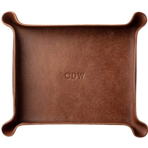 Etsy (US) Monogrammed Leather Catchall