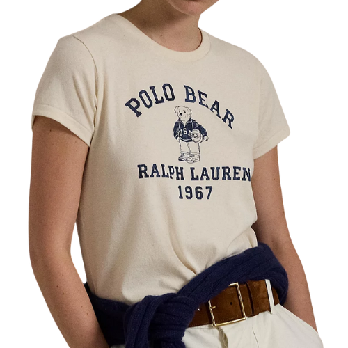 Polo Ralph Lauren Women's Polo Bear Cotton Jersey Tee