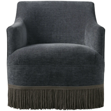 Arhaus Savannah Swivel Chair with Fringe