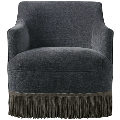 Savannah Swivel Chair with Fringe