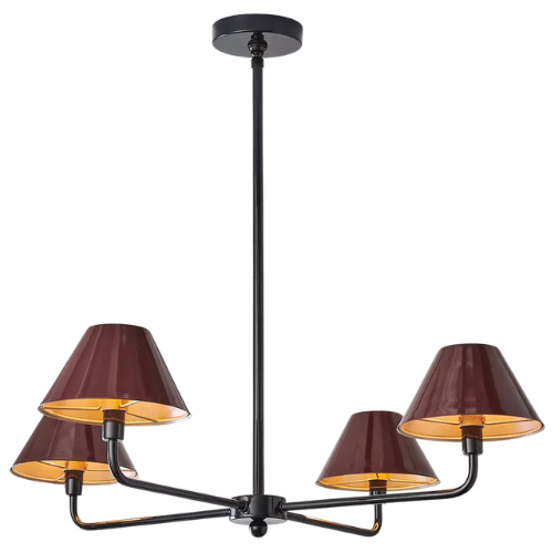 Chris Loves Julia Edie Chandelier - 4 Light Shades of Light