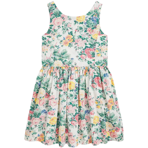 Polo Ralph Lauren Toddler and Little Girls Floral Cotton Dress - Macy's
