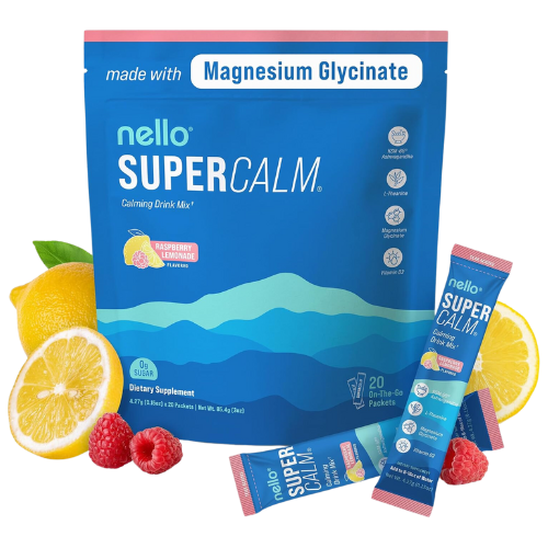 Nello Super Calm Magnesium Supplement Drink Mix