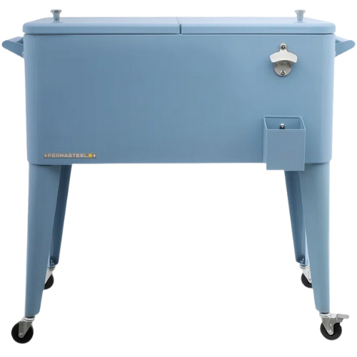 Wayfair North America Permasteel 80-Qt Classic Outdoor Patio Cooler on Wheels