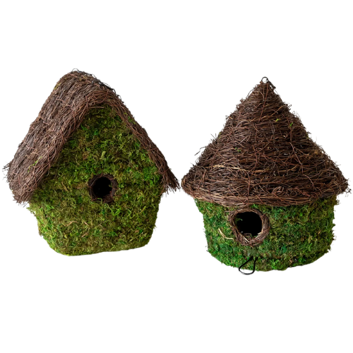 House of Jade Home Moss Birdhouse
