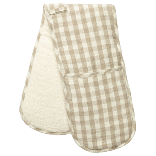 McGee Charlie Double Oven Mitt gingham