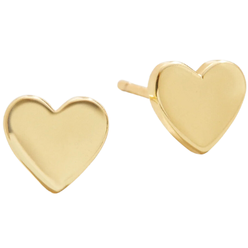 BaubleBar (US) Whole Lotta Heart 18K Gold Kids' Earrings - Gold