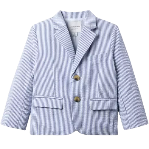 Janie and Jack The Striped Seersucker Blazer