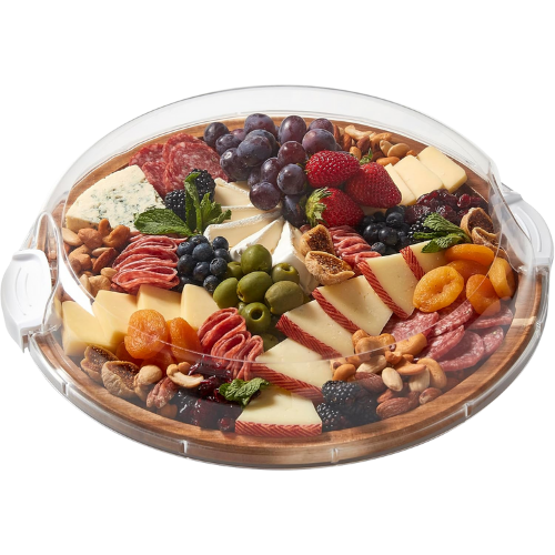 Round Lidded Charcuterie Board