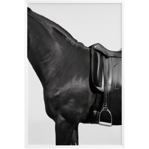 Horse & Saddle Art Print