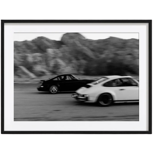 Vintage Racing Porsche Art Print