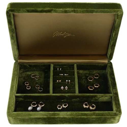 Mod and Jo Velvet Jewelry Box