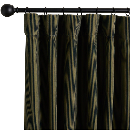 Striped Velvet Curtain Panel Sarah Sherman Samuel Lulu and Georgia