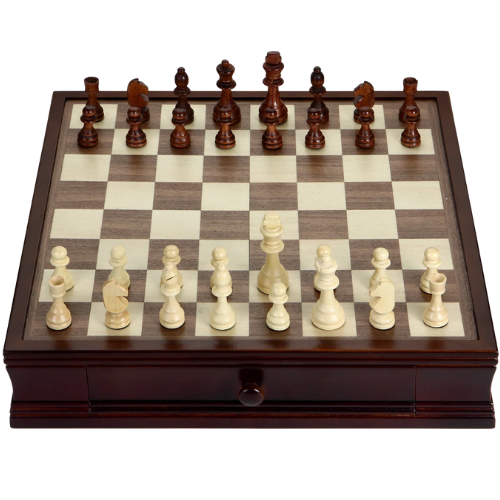 Prodigy 19-in Wooden Chess and Checkers Set Wayfair