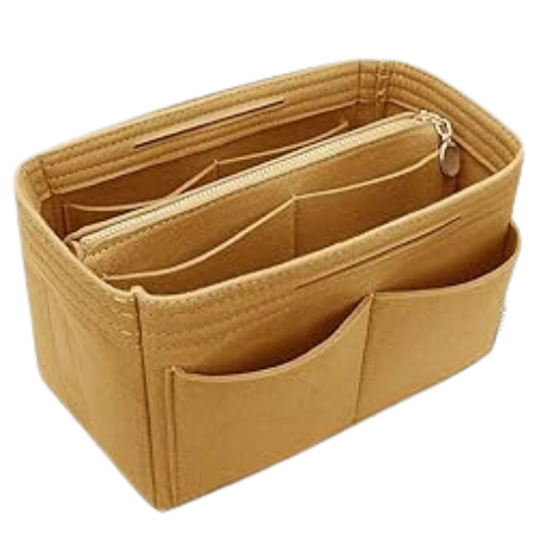 Felt Purse Bag Organizer Insert with zipper Bag