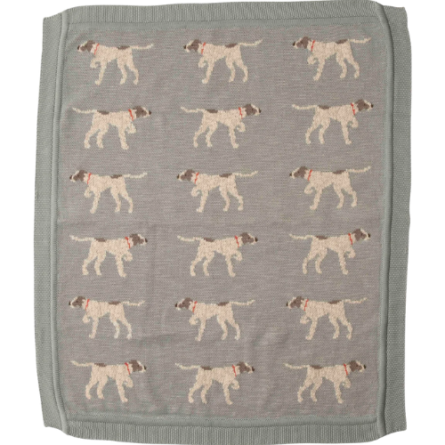 Kiley Cotton Baby Blanket dogs Wayfair