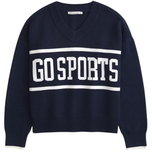 Abercrombie Go Sports LuxeLoft V-Neck Sweater