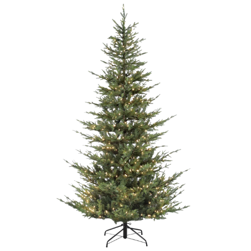 The Holiday Aisle® Green Fir Christmas Tree with Clear/White Lights Wayfair