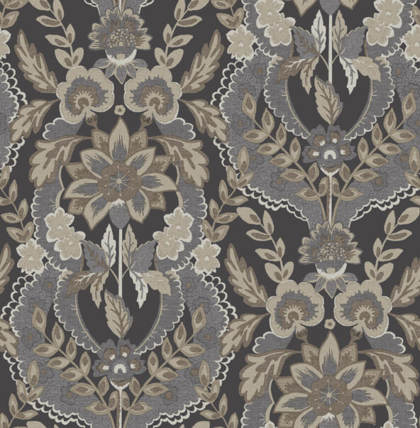 Collins Charcoal Wallpaper