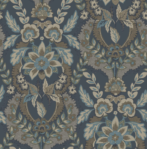 Collins Teal Wallpaper
