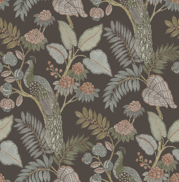Geneva Chocolate Wallpaper