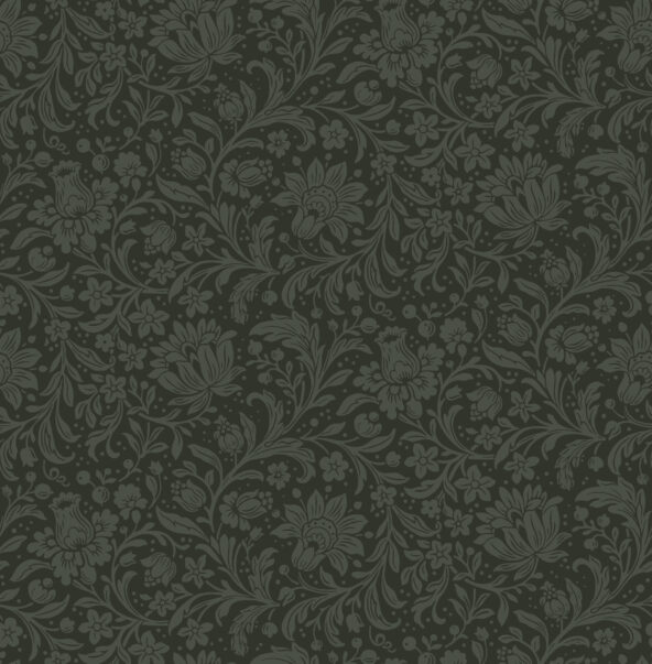 Hague Dark Green Wallpaper