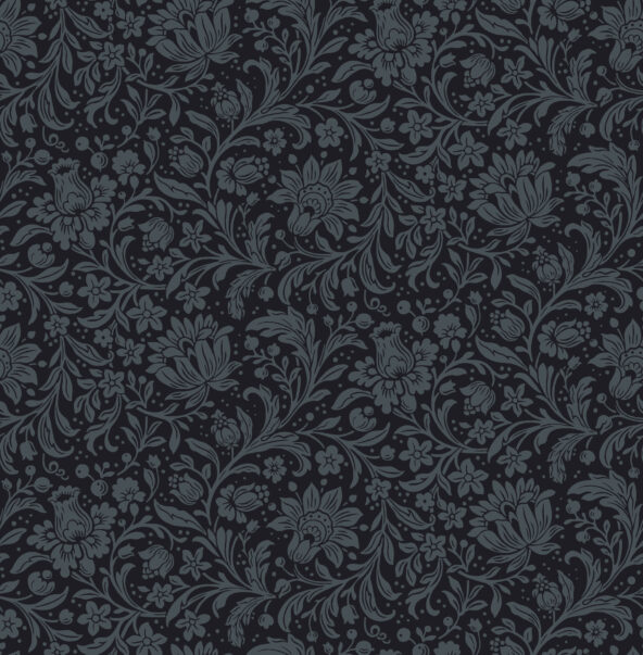Hague Dark Blue Wallpaper