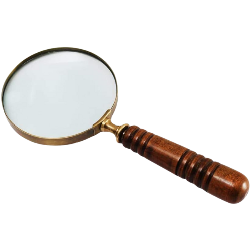 Wood handle magnifying glass Amazon