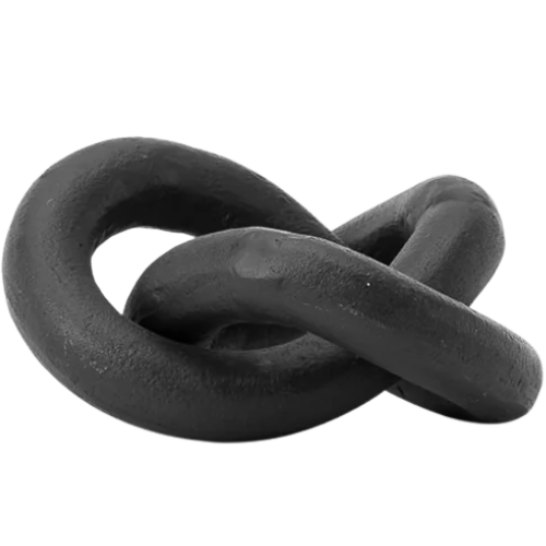 McGee & Co Black infinity Loop knot